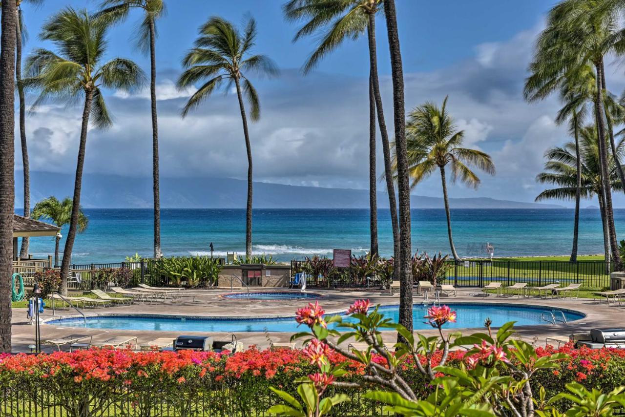 Lahaina Resort Retreat With Pool And Ocean Views! Kahana Eksteriør billede